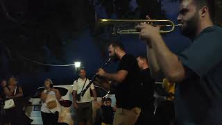 Banda entopica. Ραψάνη 9/8/24. Πατινάδα