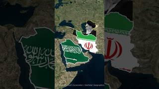 Why Saudi Arabia and Iran hates each other? Saudi Vs Iran #upsc #shorts #ias #geopolitics