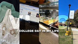 COLLEGE VLOG: day in my life at Bowie State | *maintenance recap*, grwm, class,  career fair, cafe