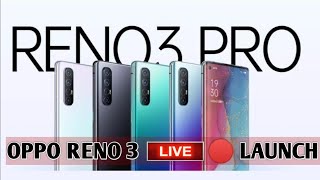 Oppo Reno 3 LIVE🔴 LAUNCH