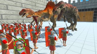 ⚡ 100 Romanus vs All Units . All Squad Championship 🦖 Animal Revolt Battle Simulator 🦕