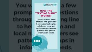 Mississippi Today searches for 18-35-year-olds to participate in 3-day texting diary