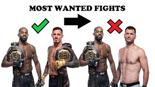 UFC Fights We ACTUALLY Want