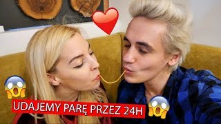 UDAJEMY PARĘ PRZEZ 24H 💕🤪