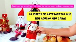 Os artesanatos que fiz para meu canal