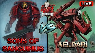 Blood Angels vs Aeldari (Battle Report)