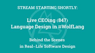 Live CEOing Ep 847: Language Design in Wolfram Language [Tabular]