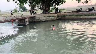 Vlog ! 10 #Swimming In Village #Desi Swimming