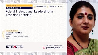 ICTE 2023- Role of Instructional Leadership in Teaching-Learning