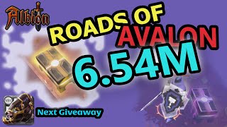 6.54 Million LOOT!! | EXPLORING ROADS OF AVALON. IS WORTH IT!??? | Giveaways | Albion Online