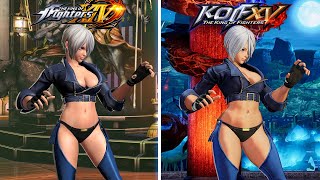 THE KING OF FIGHTERS XV - ALL CHARACTERS COMPARISON - KOF XIV vs KOF XV - INTRO & WIN POSES