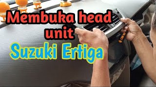 Cara membuka head unit suzuki ertiga || How to open a Suzuki Ertiga head unit#audiomobil #caraudio