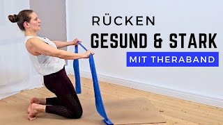 11 Minuten Pilates mit Theraband - Übungen für einen starken & gesunden Rücken