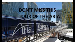 Don't Miss This Complete Tour Of The Aria Las Vegas! Room Tour, Pool Tour, and Casino Tour!