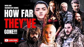 Game of thrones cast: how far they have gone