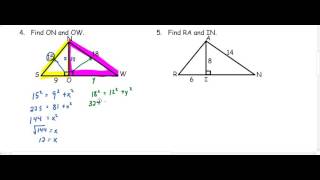 U5D7  Pythagorean Theorem