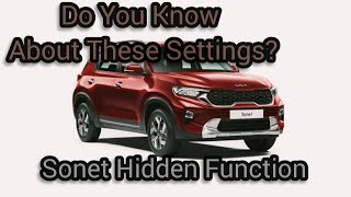 Hidden Functions of Sonet, Do You Know About these Settings of Sonet,How to activate these settings