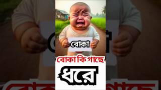 বোকা কি গাছে ধরে || Moral Stories in Bengali || #shorts #vairal short #boka