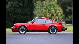 Extended drive video of 1988 Porsche 911