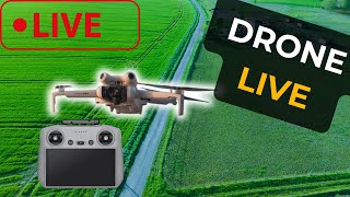 LIVE pilotage du DRONE DJI mini 4 pro  !