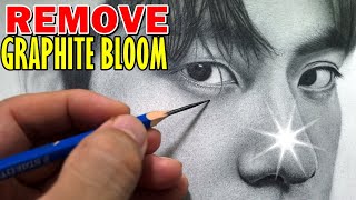 YES!...Graphite 'SHINE' SOLVED! Realistic Pencil Drawing Tutorial