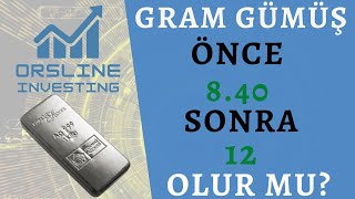 GRAM GÜMÜŞ ÖNCE 8.40 SONRA 12 OLUR MU?