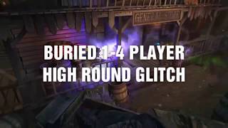 BO2 Buried High Round Zombie Glitch 1-4 Players "Black Ops 2 Glitches" Throwback