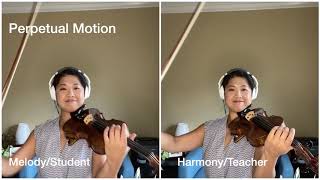 Perpetual Motion - Play Along (Suzuki Violin Book 1) w/ bonus 2nd harmony!