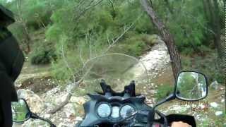 (P.1)V-STROM OFFROAD CROSSES A SMALL RIVER(RODOS-GREECE)