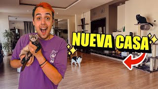 MIS MASCOTAS CONOCEN LA NUEVA CASA !!