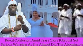 Royal Confusion Amid Tears Olori Tobi Just Got Serious Warning As She Almost Did The Abominable