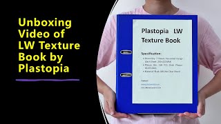 Unboxing Video of LW Texture Book by Plastopia