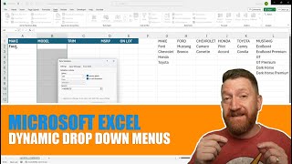 Microsoft Excel - Dynamic Drop-Down Menus (NO VBA)