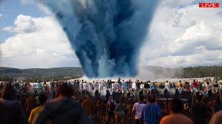 Horrible today: New eruption of 2nd Geyser Basin threatens lives  Yellowstone National Park visitors