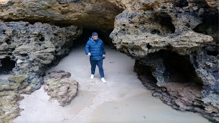 Discovering Torquay's beautiful rock pools & cave