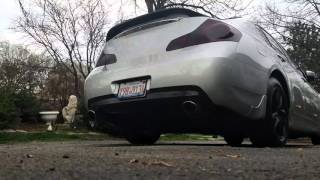 My 2010 g37x muffler delete Rev!!!!