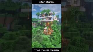 #shorts Best Minecraft Tree House