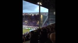 Chelsea fans smoke bomb at burnley