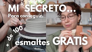 Mi colección de esmaltes y cómo preparo las muestras | Taller de cerámica en casa