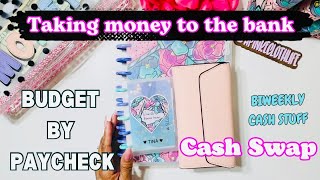 APRIL'S BUDGET | MONEY TO THE BANK | CASH SWAP | CHANGING MY financial MINDSET