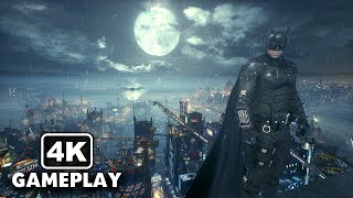 Batman Arkham Knight - Official Robert Pattinson The Batman Suit Gameplay in 4K 60FPS