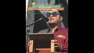 Beautiful video Wasiyat DEL FIT'R AL-MUBARAK APRIL 10, 2024 PROVINCIAL CAPITOL MUSQE