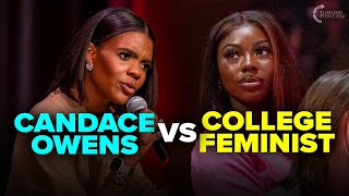 Candace Owens vs. College Feminist: A Clash of Ideas |REACTION