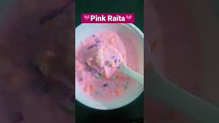 Pink Raita💗|| Mix rayta || Aemi Tripathi Recipe #shorts #indiashorts #indianrecipe