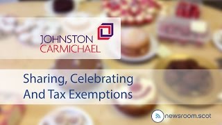 Sharing, Celebrating and Tax Exemptions