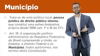 Aula 01 - O que é Município? Definição, autonomia municipal e características