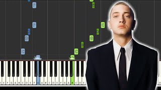 Eminem - "The Real Slim Shady" [Synthesia] (Piano tutorial)