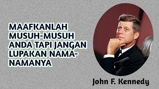 BELAJAR DARI KATA MOTIVASI JOHN F KENNEDY