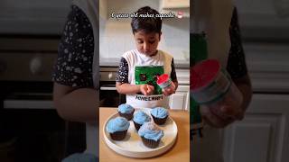 smart boy making cupcakes #cupcake #muffins #kidscookingrecipe #foodie #shorts  @gregkitchen8379