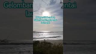 Gelombang pantai laut barat,#shortvideos #nelayantraditional #memancing